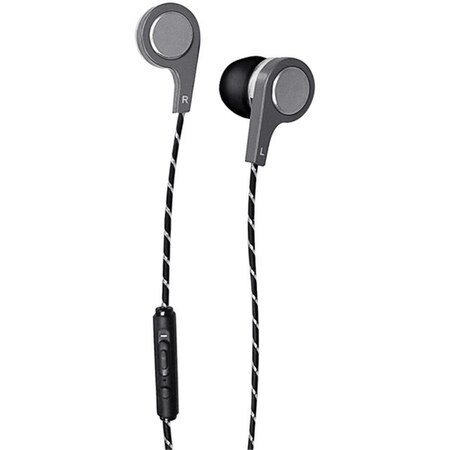 Spark Bass 13 Metallic In-Ear Earbuds with Microphone, Silver SP3675845
